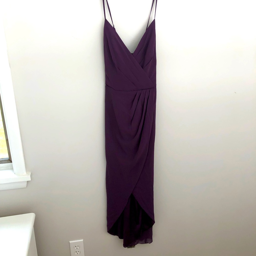 David’s Bridal Plum - NWT Bridesmaid’s Dress Size 12